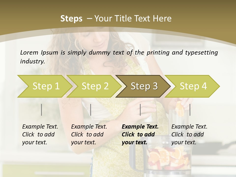 Indoor Health Meal PowerPoint Template