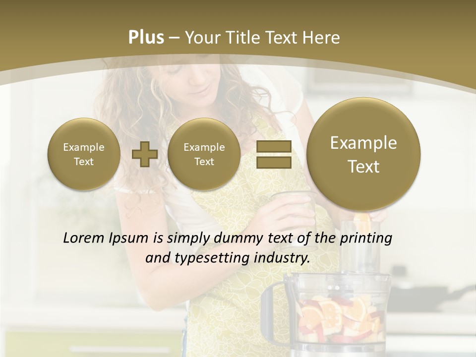 Indoor Health Meal PowerPoint Template