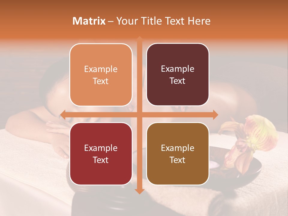 Beautiful Female Massaging PowerPoint Template