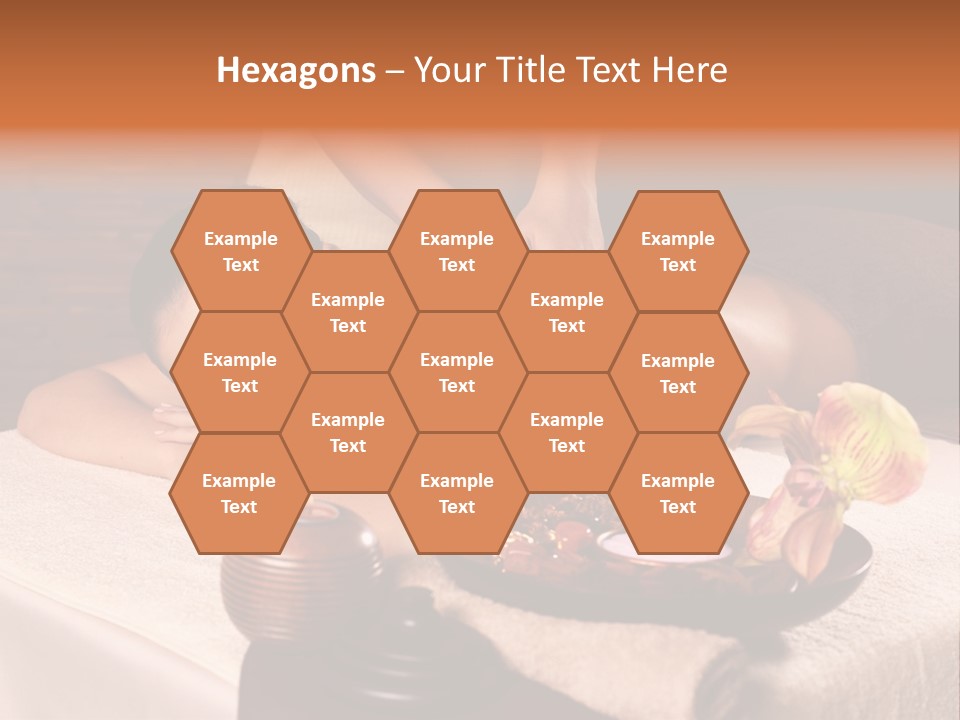 Beautiful Female Massaging PowerPoint Template