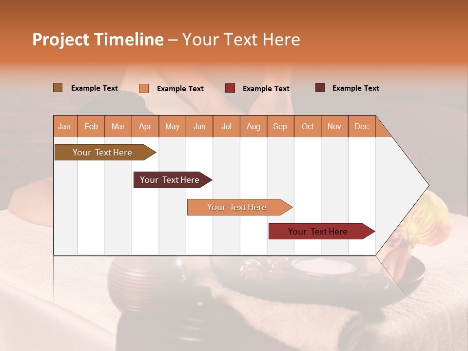 Beautiful Female Massaging PowerPoint Template