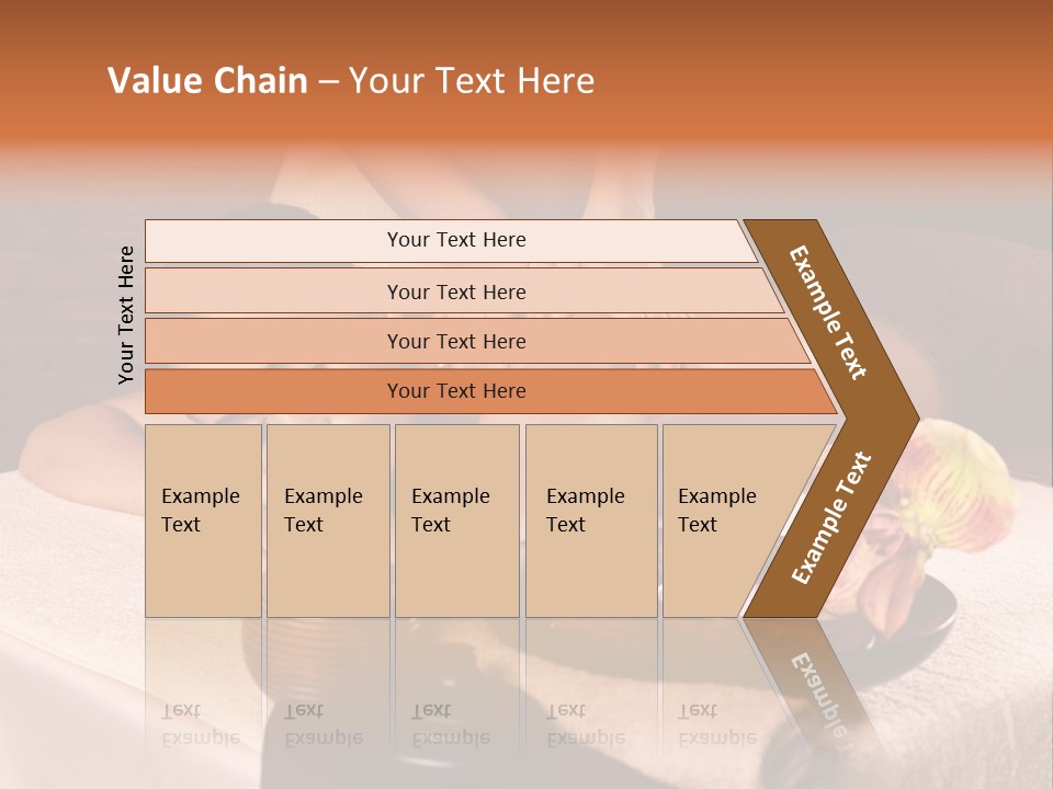 Beautiful Female Massaging PowerPoint Template