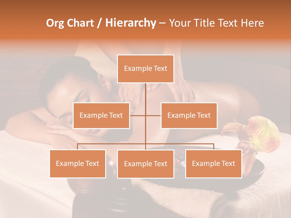 Beautiful Female Massaging PowerPoint Template