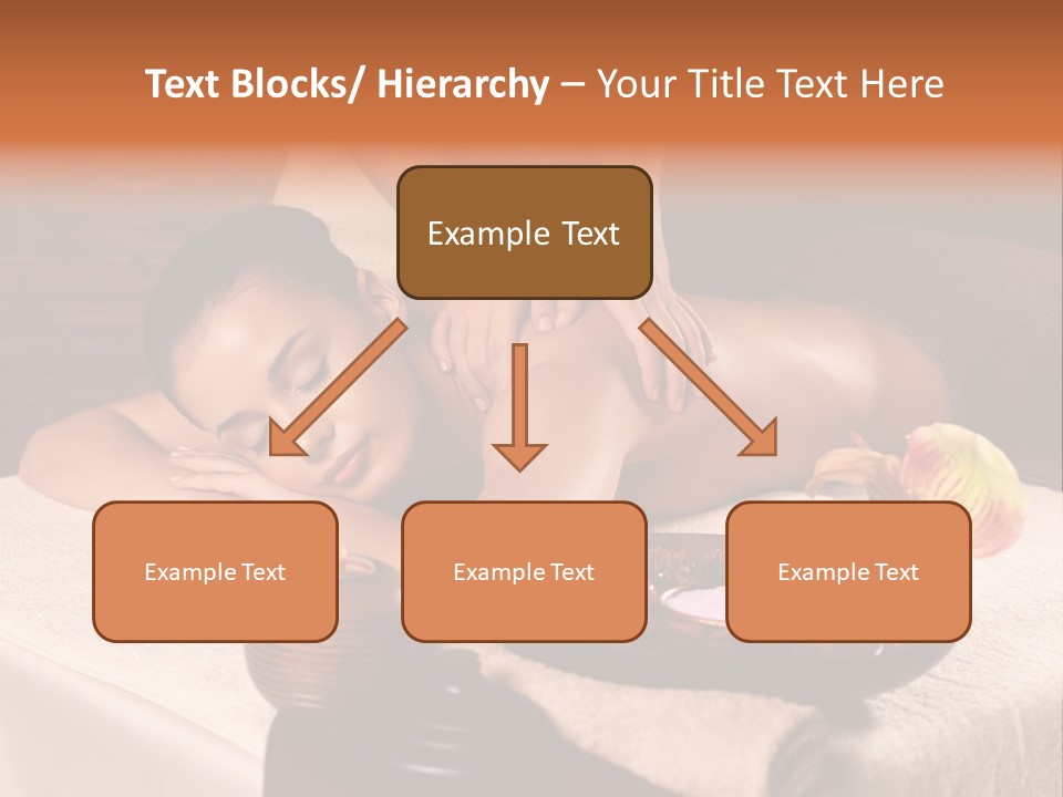 Beautiful Female Massaging PowerPoint Template