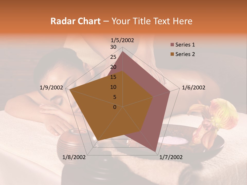 Beautiful Female Massaging PowerPoint Template