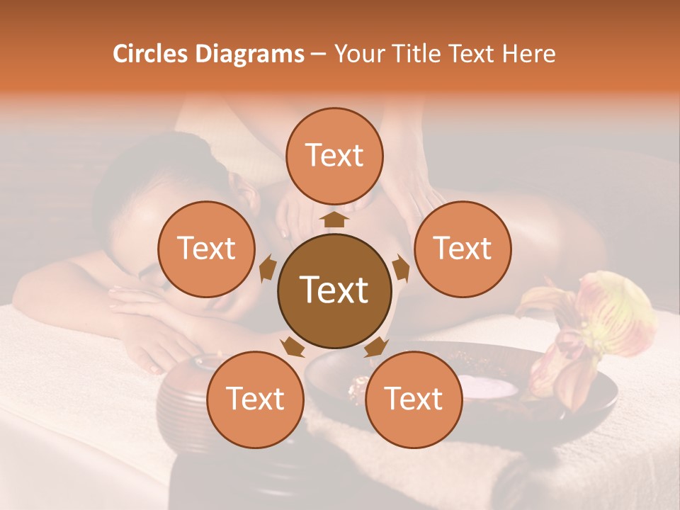 Beautiful Female Massaging PowerPoint Template