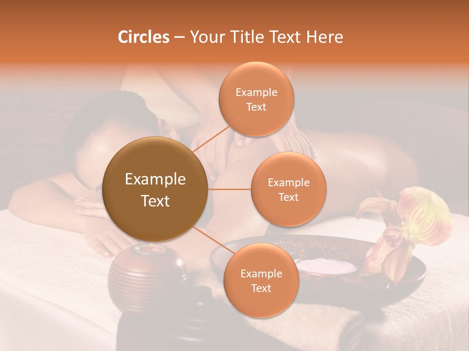 Beautiful Female Massaging PowerPoint Template