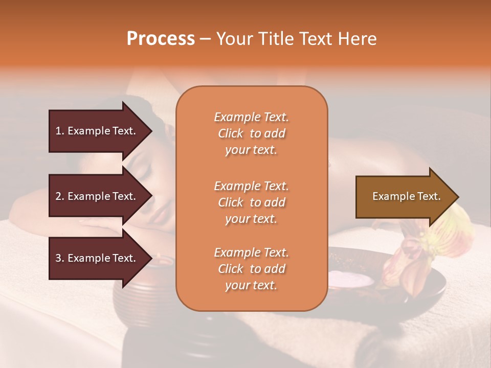 Beautiful Female Massaging PowerPoint Template