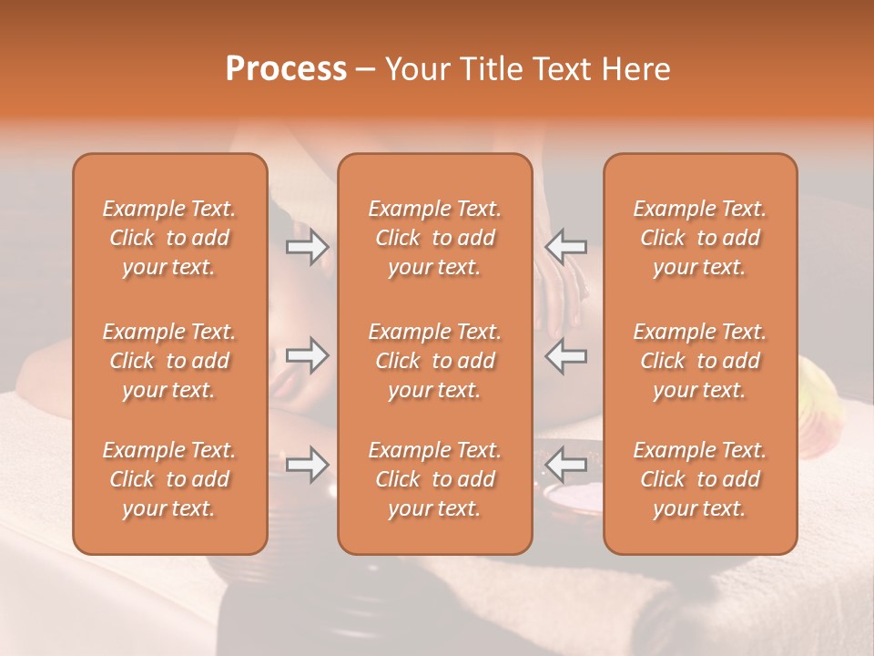 Beautiful Female Massaging PowerPoint Template