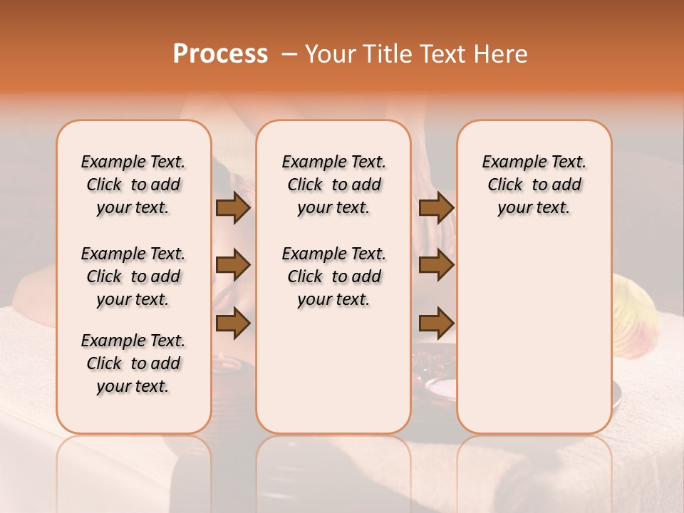 Beautiful Female Massaging PowerPoint Template