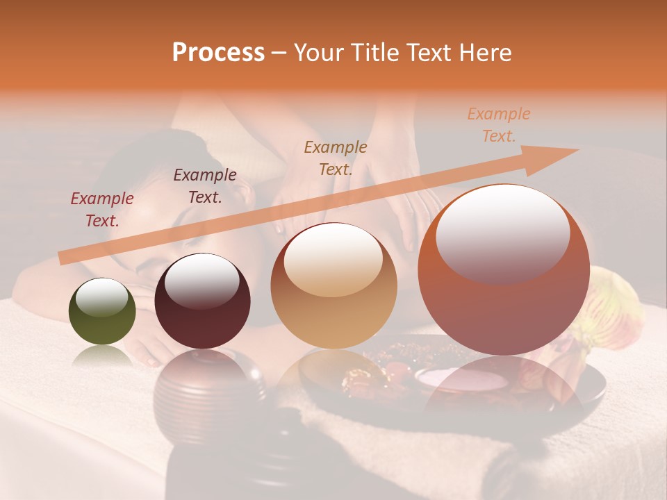 Beautiful Female Massaging PowerPoint Template