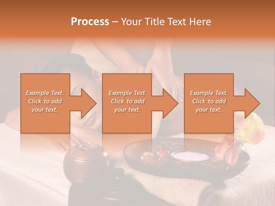 Beautiful Female Massaging PowerPoint Template