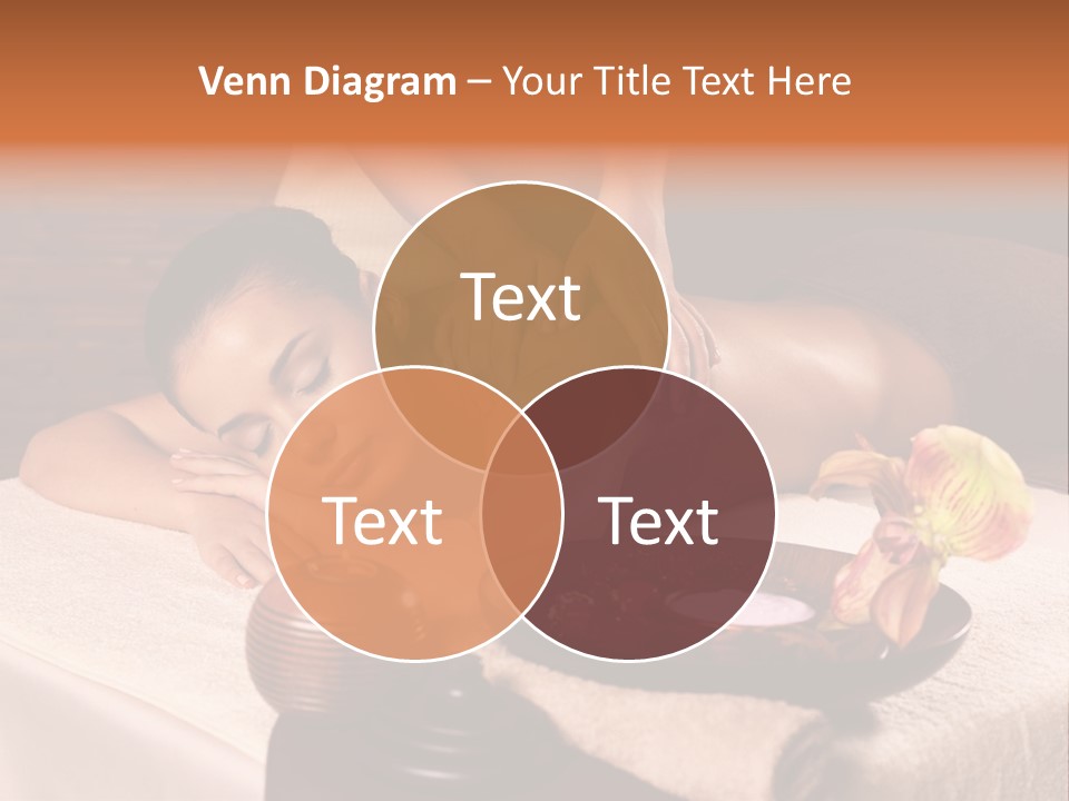 Beautiful Female Massaging PowerPoint Template