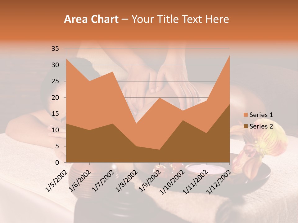 Beautiful Female Massaging PowerPoint Template