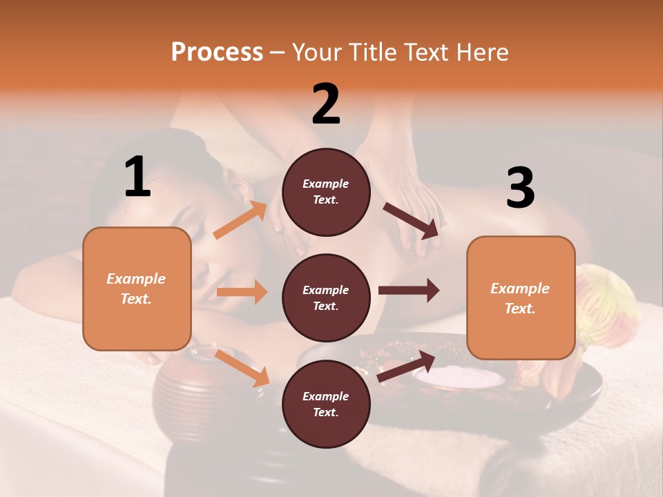 Beautiful Female Massaging PowerPoint Template