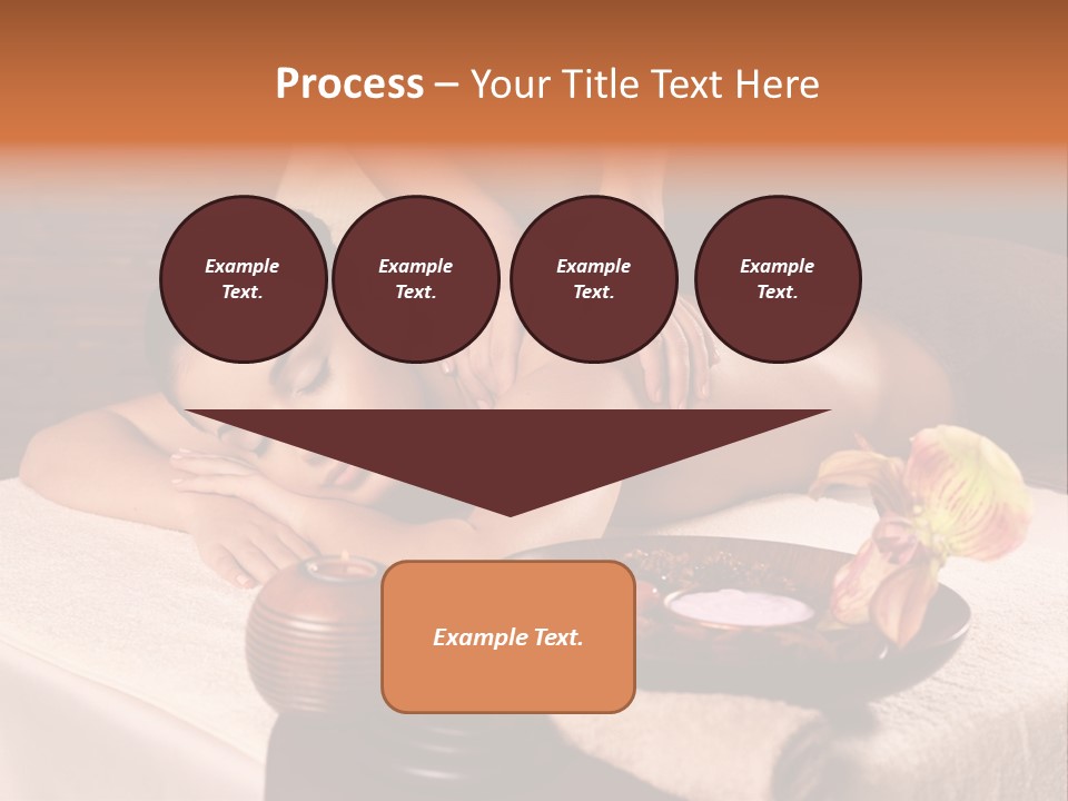 Beautiful Female Massaging PowerPoint Template