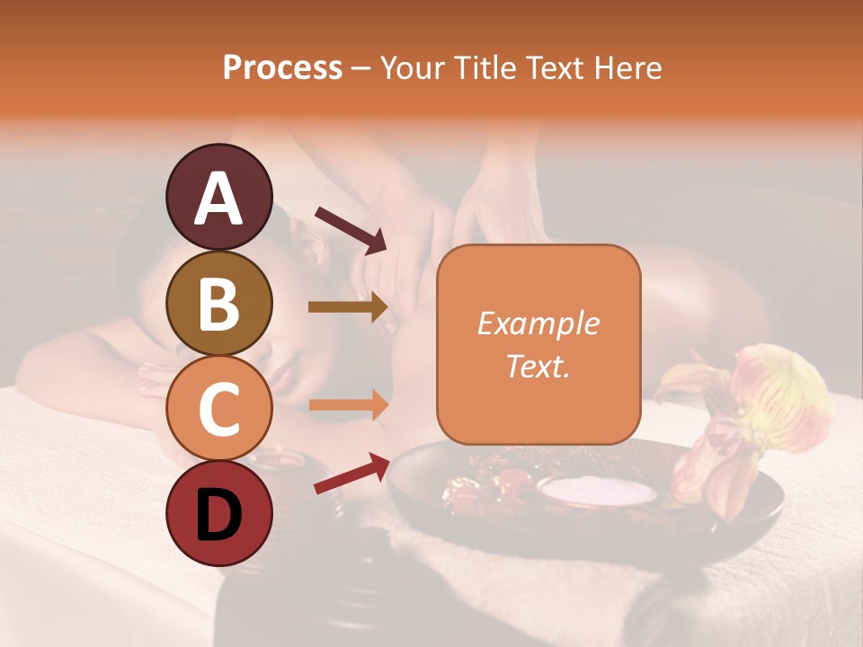 Beautiful Female Massaging PowerPoint Template