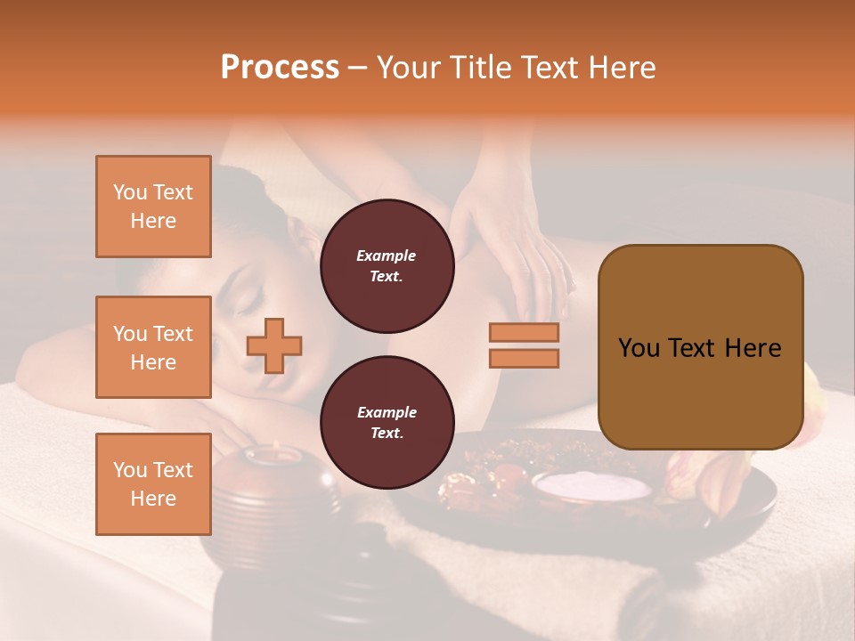 Beautiful Female Massaging PowerPoint Template