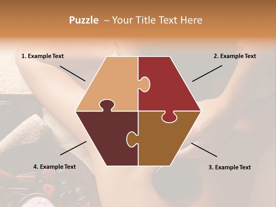 Long Hair Fair Hair Happy Looking At Camera PowerPoint Template