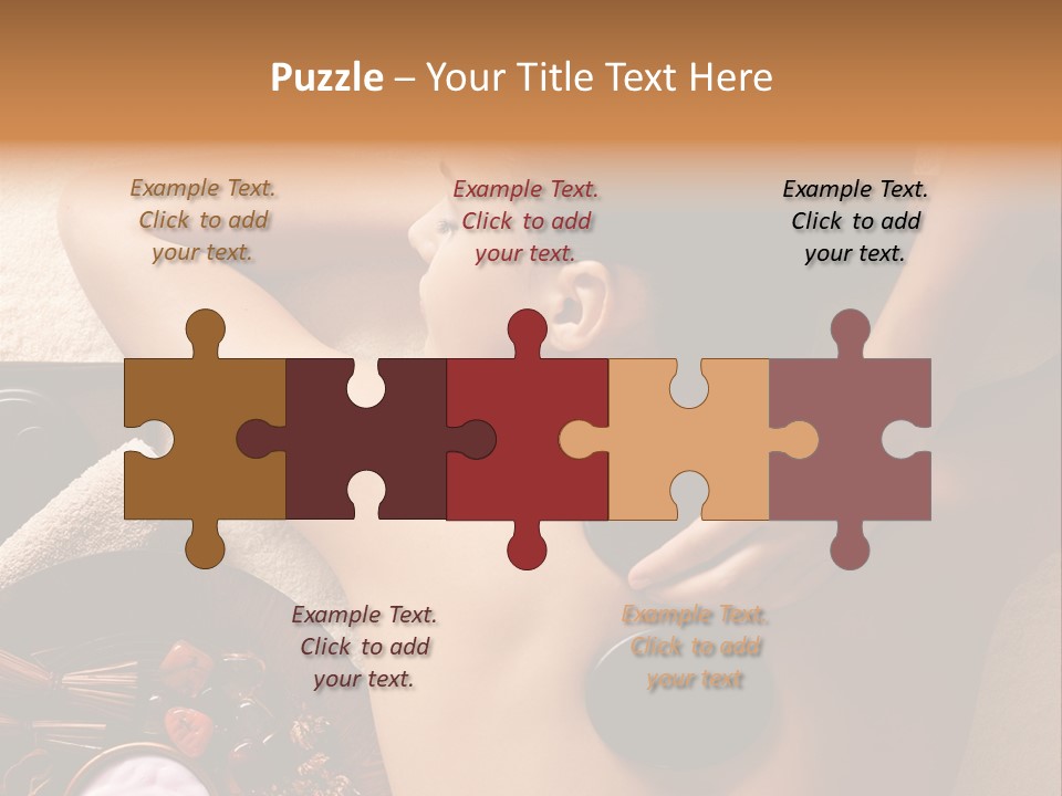 Long Hair Fair Hair Happy Looking At Camera PowerPoint Template