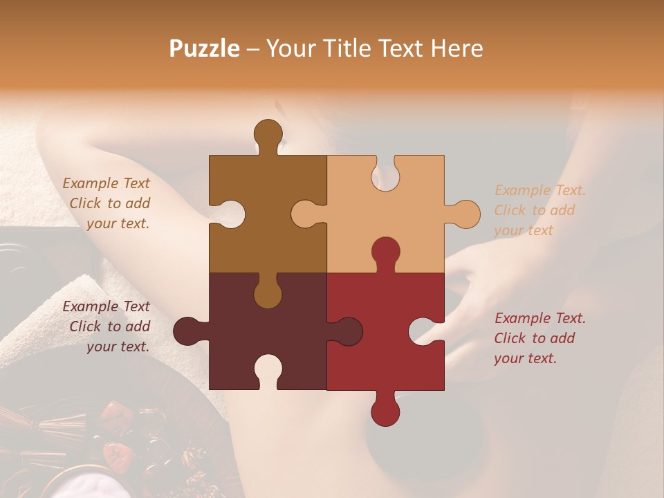 Long Hair Fair Hair Happy Looking At Camera PowerPoint Template