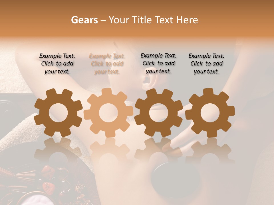 Long Hair Fair Hair Happy Looking At Camera PowerPoint Template