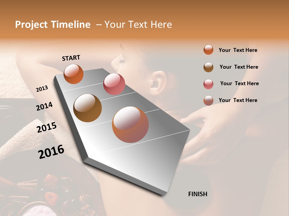 Long Hair Fair Hair Happy Looking At Camera PowerPoint Template