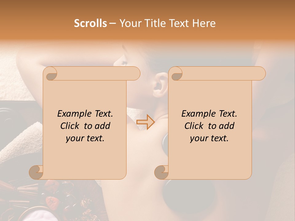 Long Hair Fair Hair Happy Looking At Camera PowerPoint Template