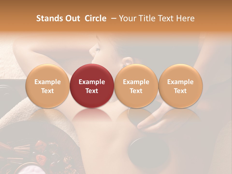 Long Hair Fair Hair Happy Looking At Camera PowerPoint Template