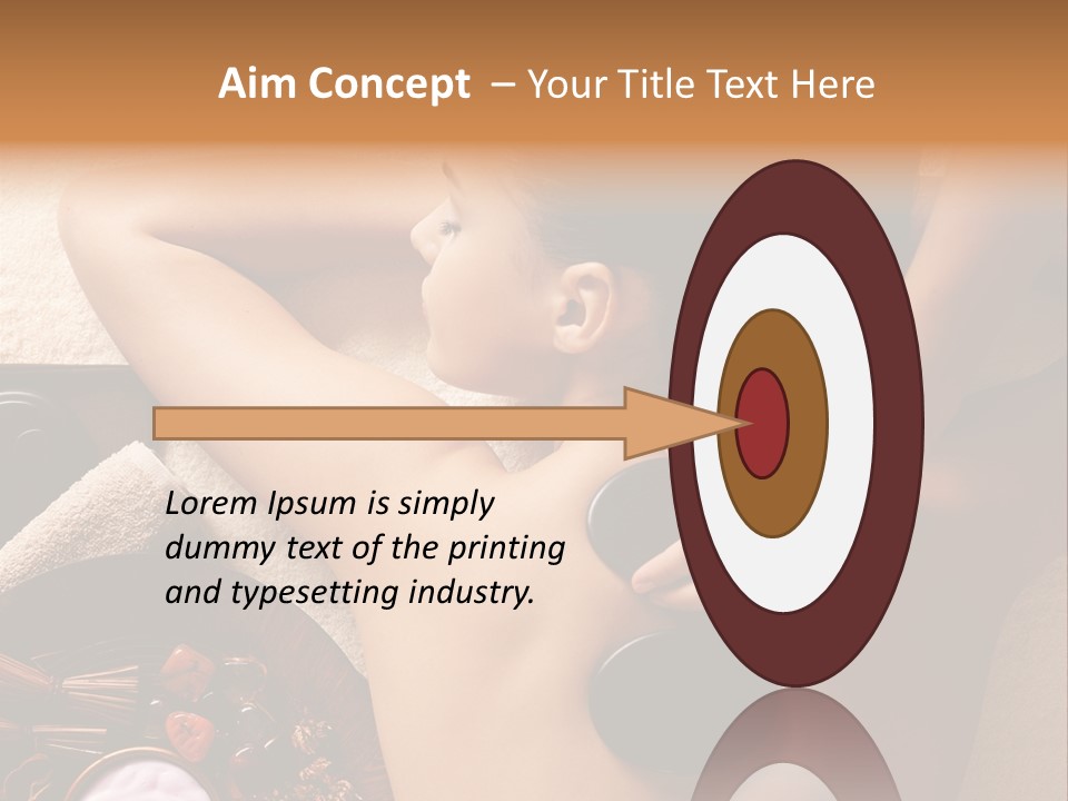 Long Hair Fair Hair Happy Looking At Camera PowerPoint Template