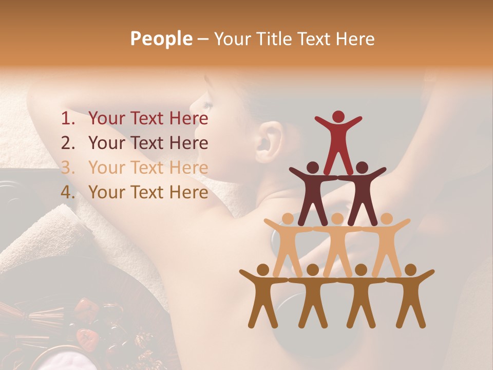 Long Hair Fair Hair Happy Looking At Camera PowerPoint Template