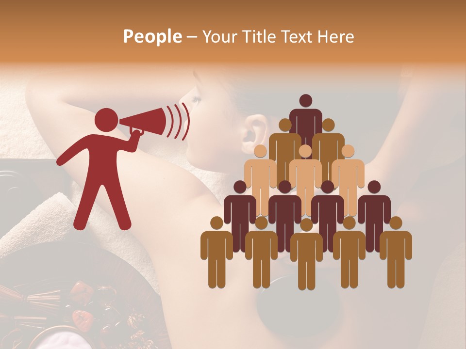 Long Hair Fair Hair Happy Looking At Camera PowerPoint Template