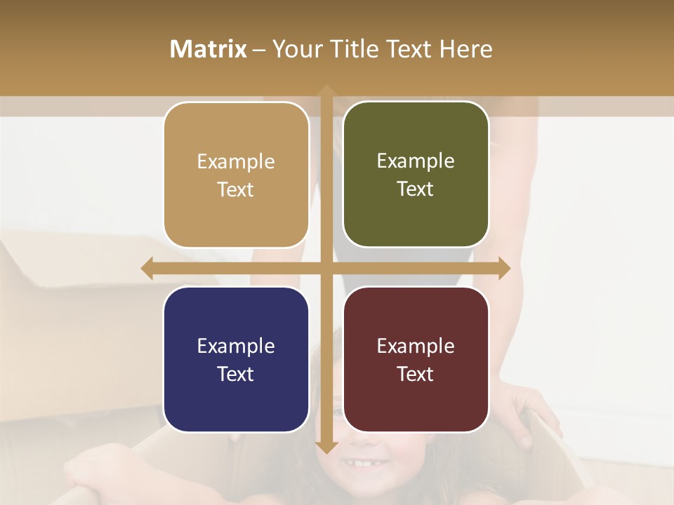 Long Hair Fair Hair Happy Looking At Camera PowerPoint Template