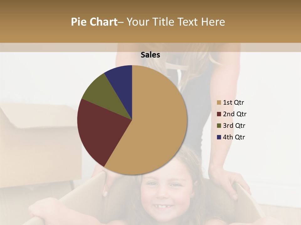 Long Hair Fair Hair Happy Looking At Camera PowerPoint Template