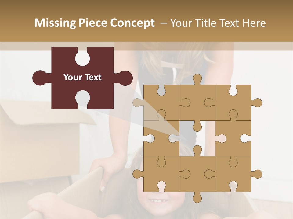 Long Hair Fair Hair Happy Looking At Camera PowerPoint Template