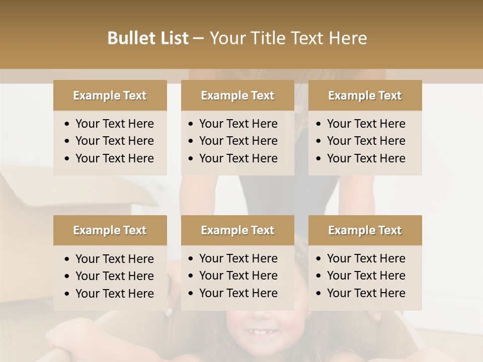 Long Hair Fair Hair Happy Looking At Camera PowerPoint Template