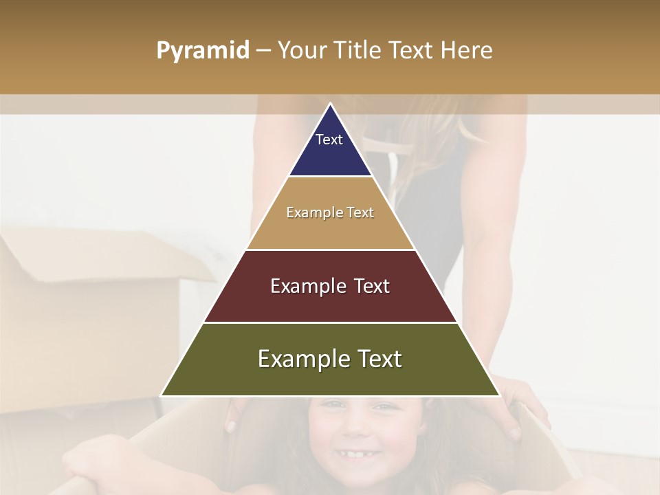 Long Hair Fair Hair Happy Looking At Camera PowerPoint Template