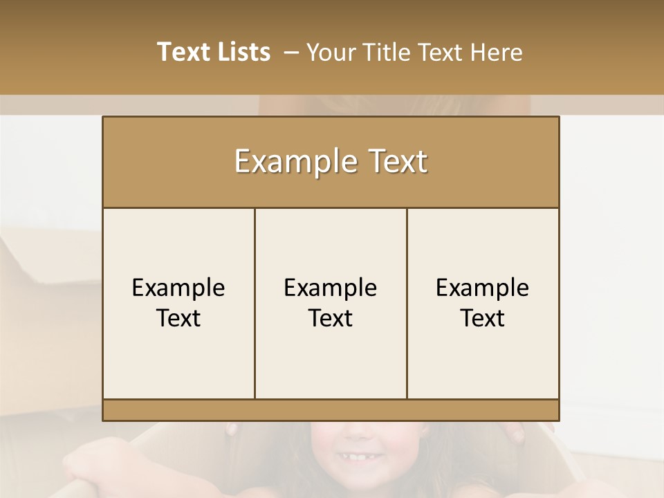 Long Hair Fair Hair Happy Looking At Camera PowerPoint Template