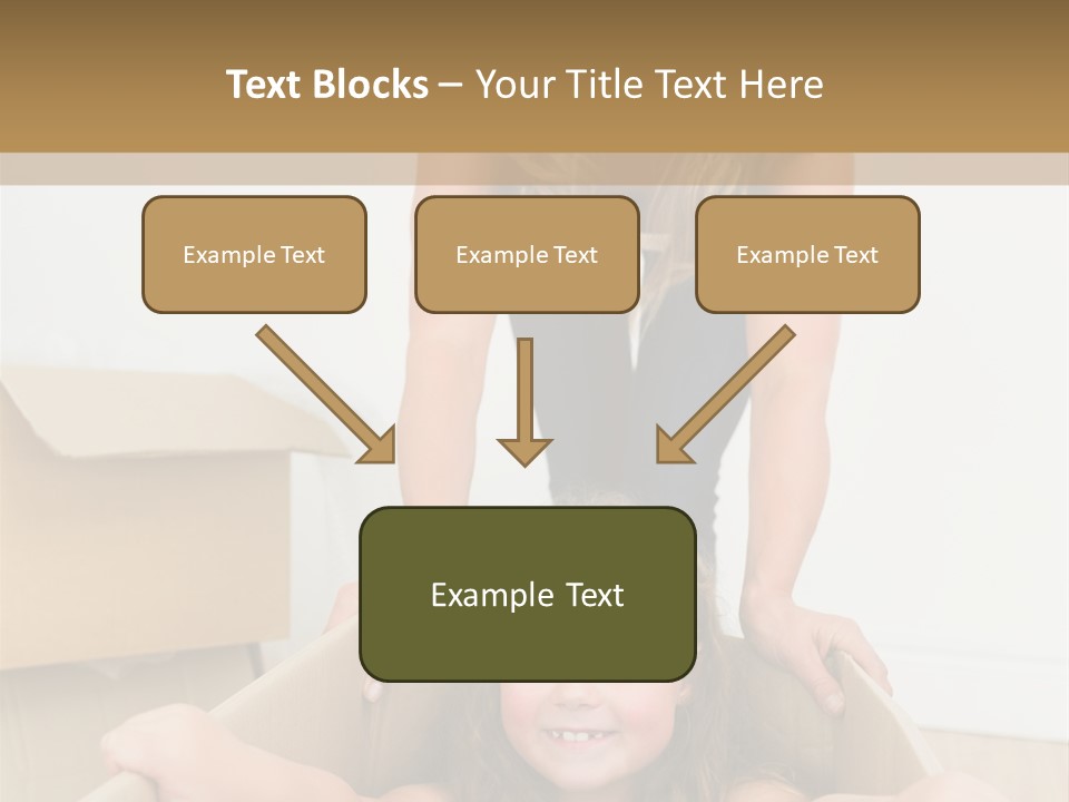 Long Hair Fair Hair Happy Looking At Camera PowerPoint Template