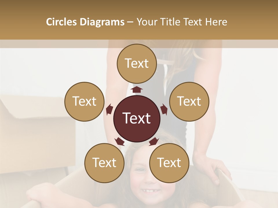 Long Hair Fair Hair Happy Looking At Camera PowerPoint Template