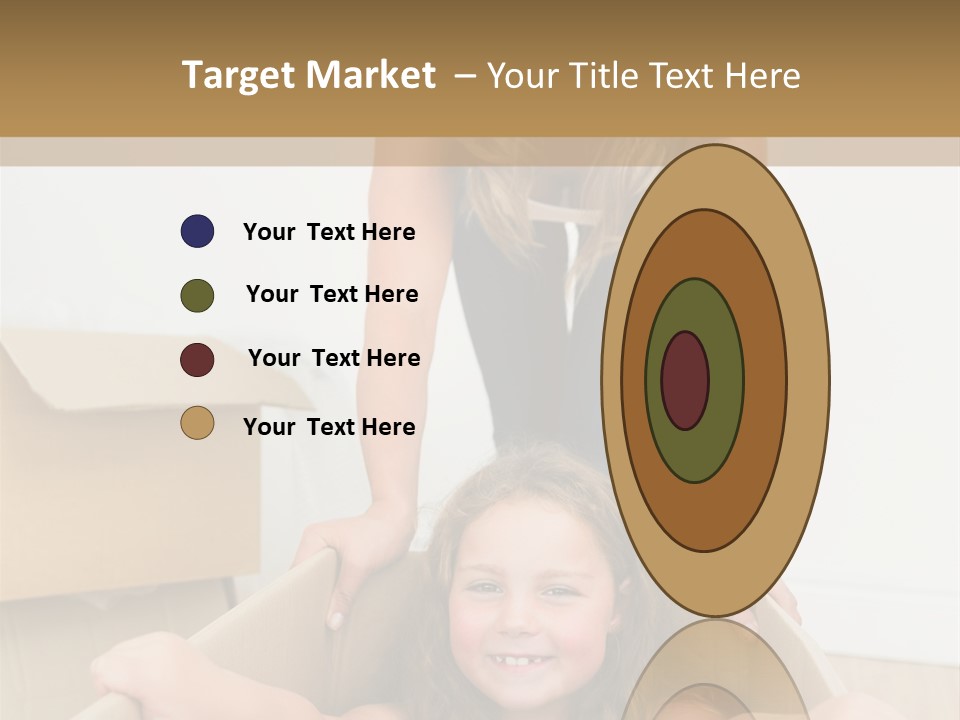 Long Hair Fair Hair Happy Looking At Camera PowerPoint Template