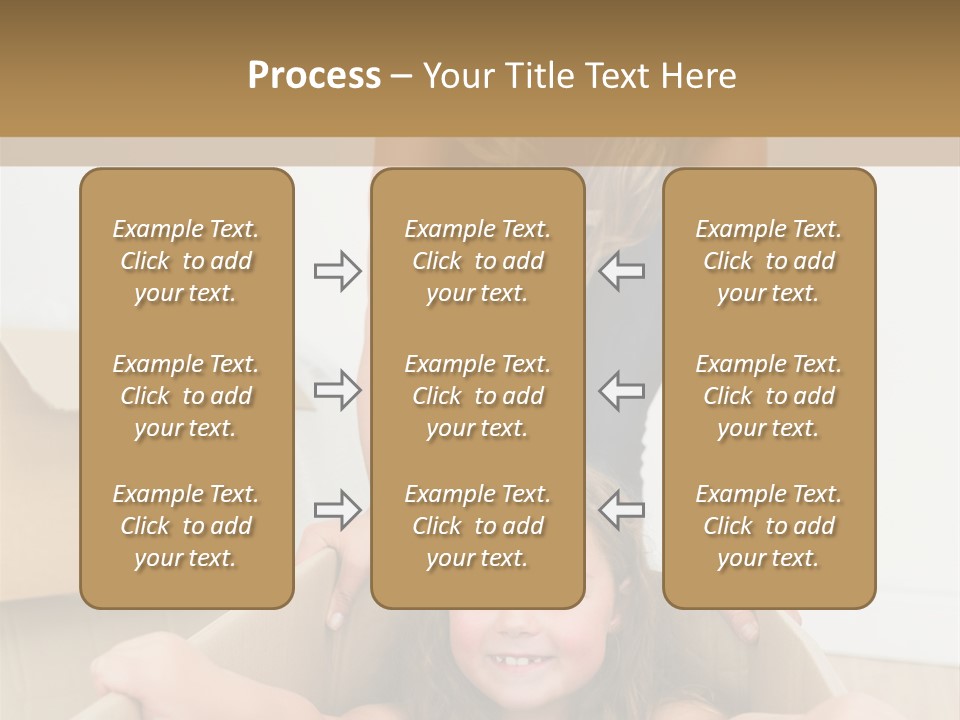 Long Hair Fair Hair Happy Looking At Camera PowerPoint Template