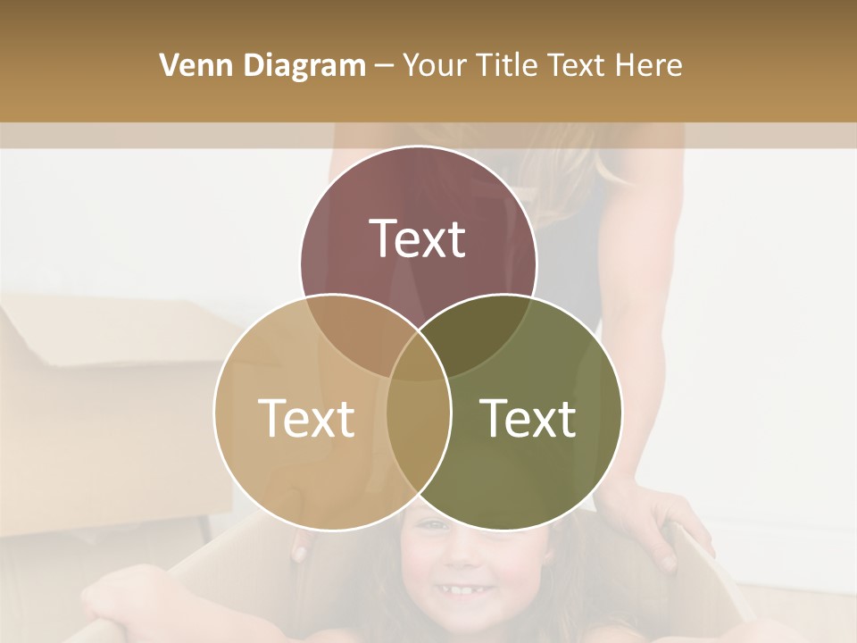 Long Hair Fair Hair Happy Looking At Camera PowerPoint Template