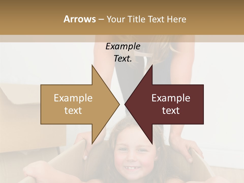 Long Hair Fair Hair Happy Looking At Camera PowerPoint Template