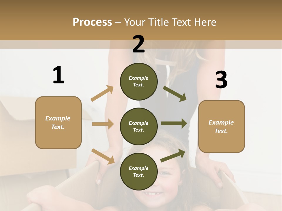 Long Hair Fair Hair Happy Looking At Camera PowerPoint Template