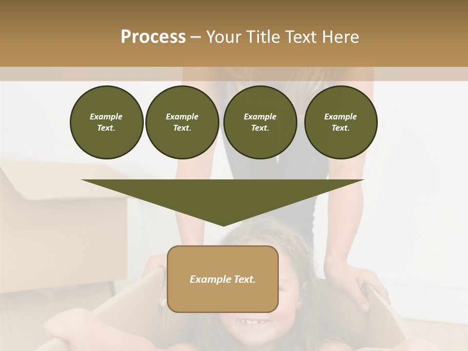 Long Hair Fair Hair Happy Looking At Camera PowerPoint Template