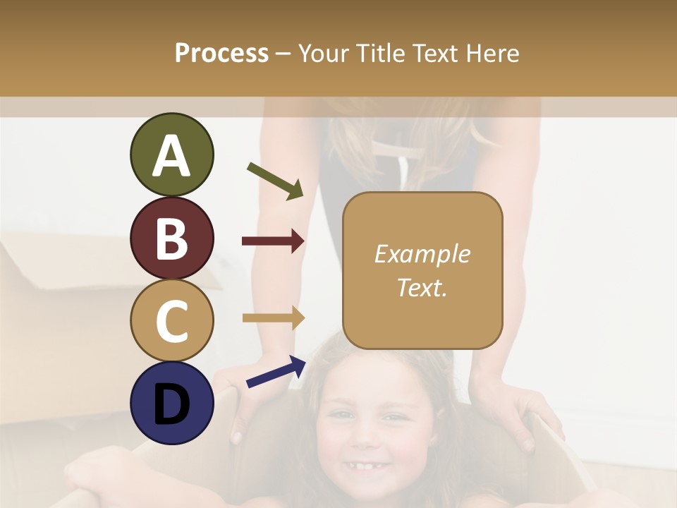 Long Hair Fair Hair Happy Looking At Camera PowerPoint Template