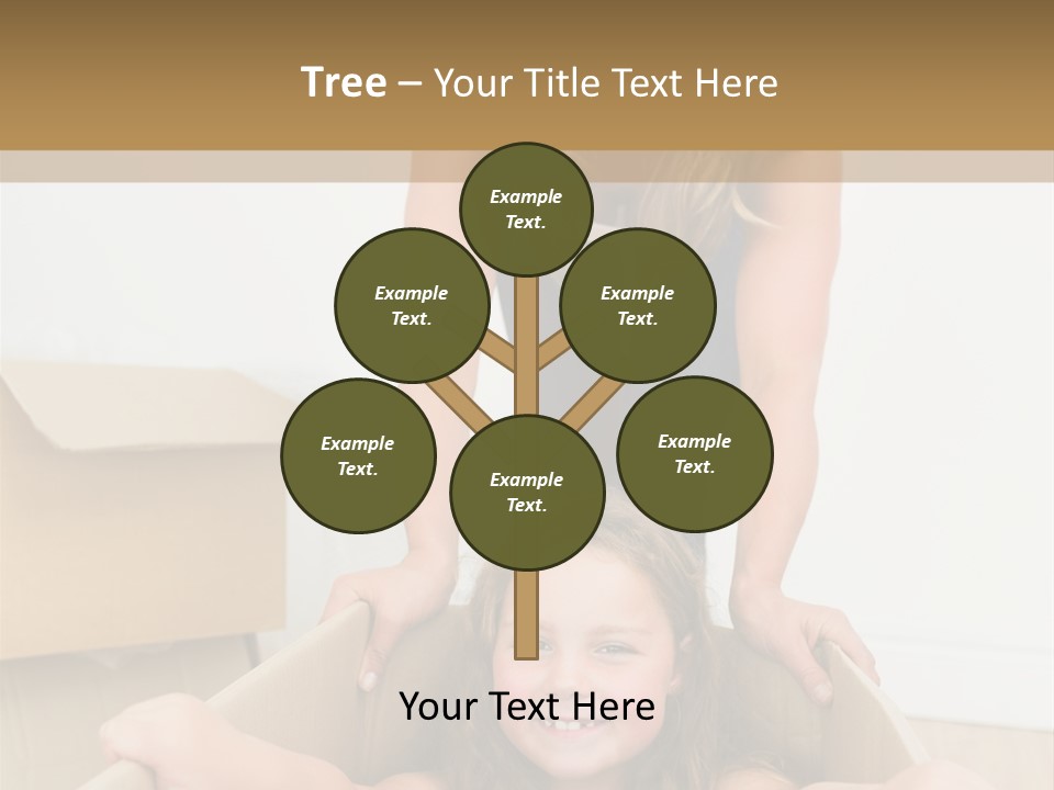 Long Hair Fair Hair Happy Looking At Camera PowerPoint Template