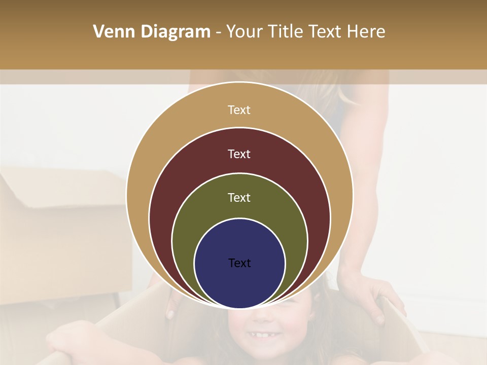 Long Hair Fair Hair Happy Looking At Camera PowerPoint Template