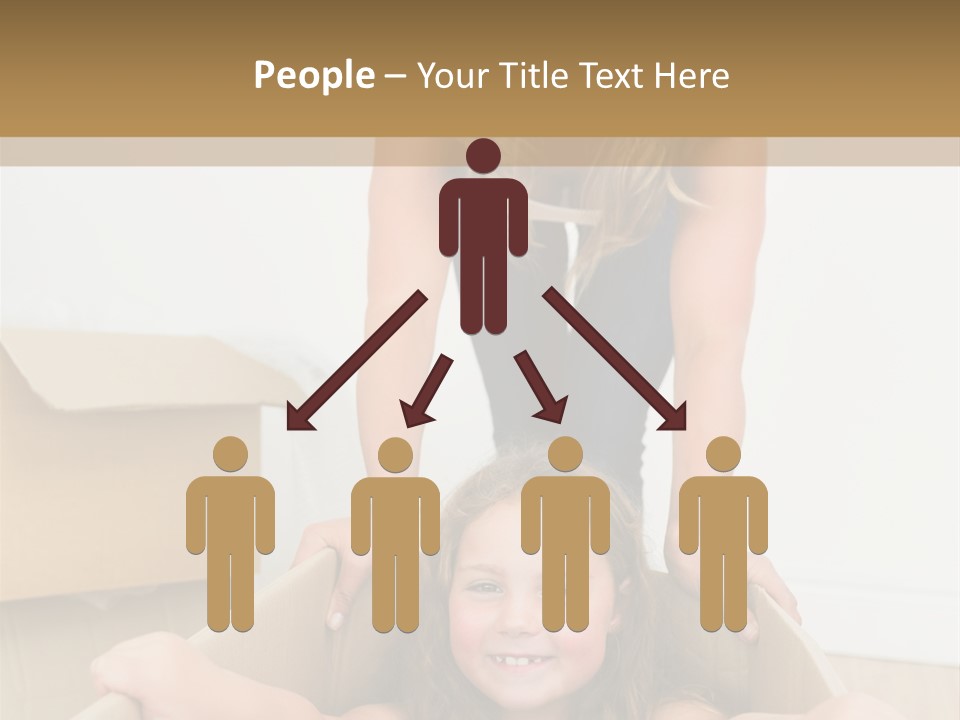 Long Hair Fair Hair Happy Looking At Camera PowerPoint Template